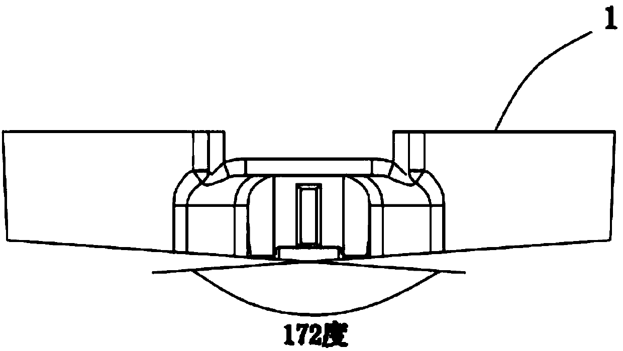 Simple and single-jack-insertion-preventing protection door with excellent swinging effect