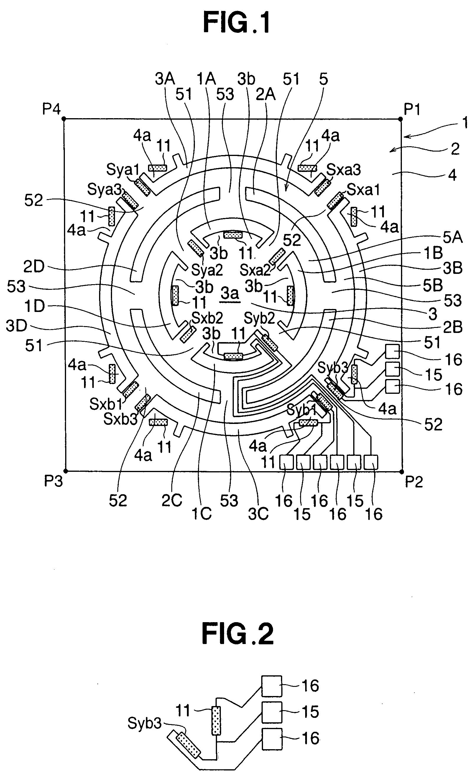 Force sensor chip