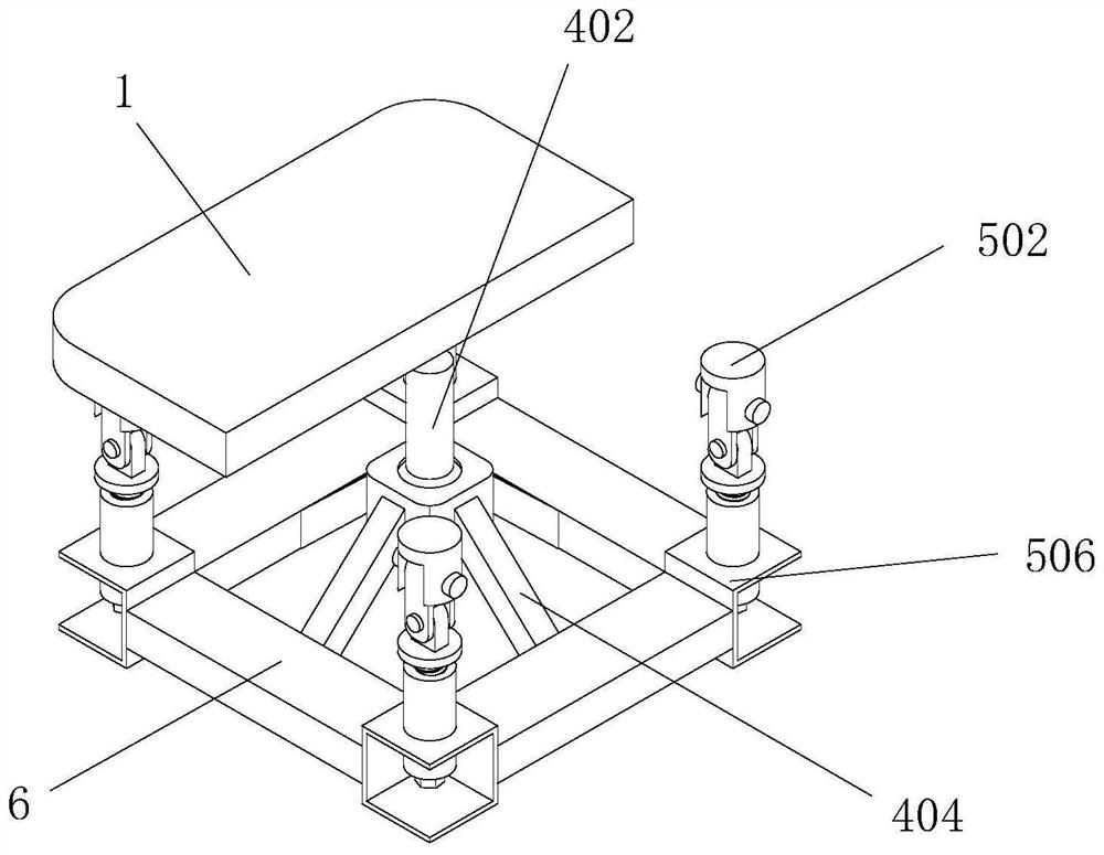 High-strength four-leg for supporting intermediate bulk container