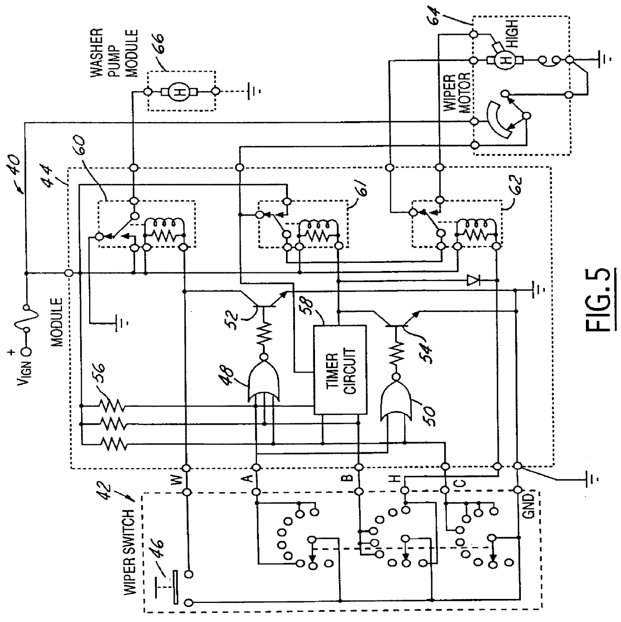 Digital or resistorless interval wiper switch and system