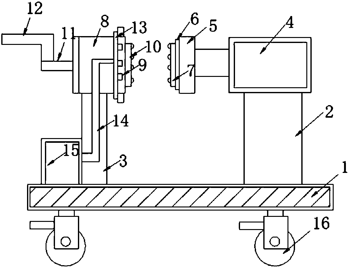 Electric control metal machining and fixing device