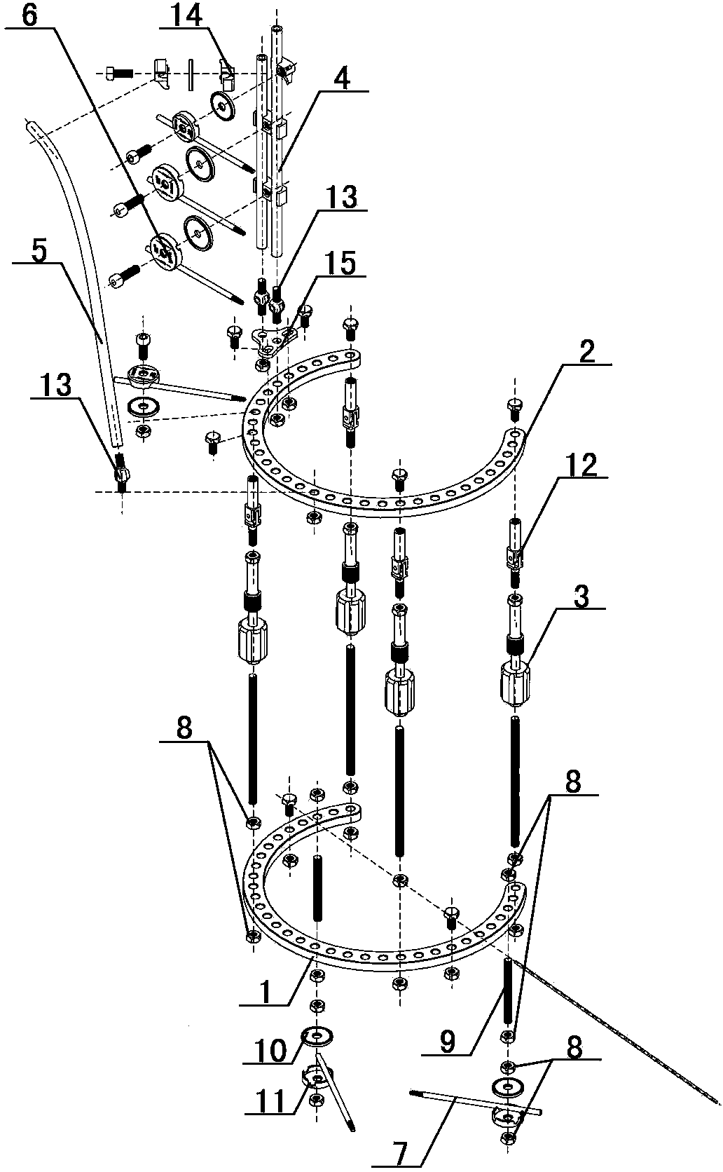 Hip joint correction and thighbone extender