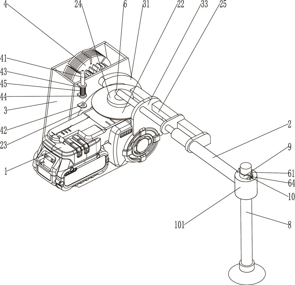 High-voltage brushless motor grooving machine