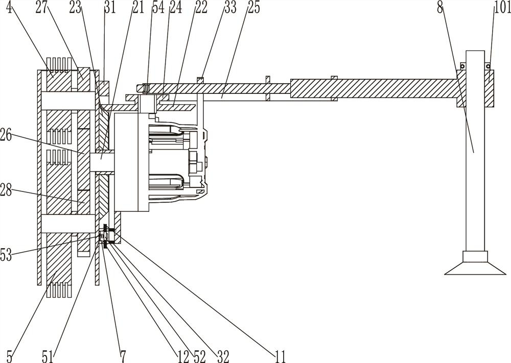 High-voltage brushless motor grooving machine