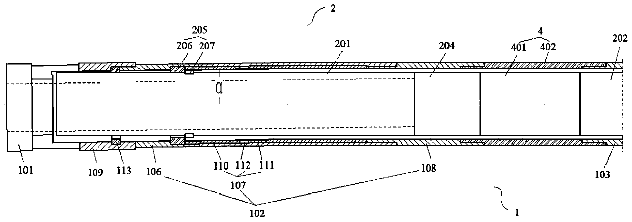 Directional wire-line coring drilling tool and drilling method thereof