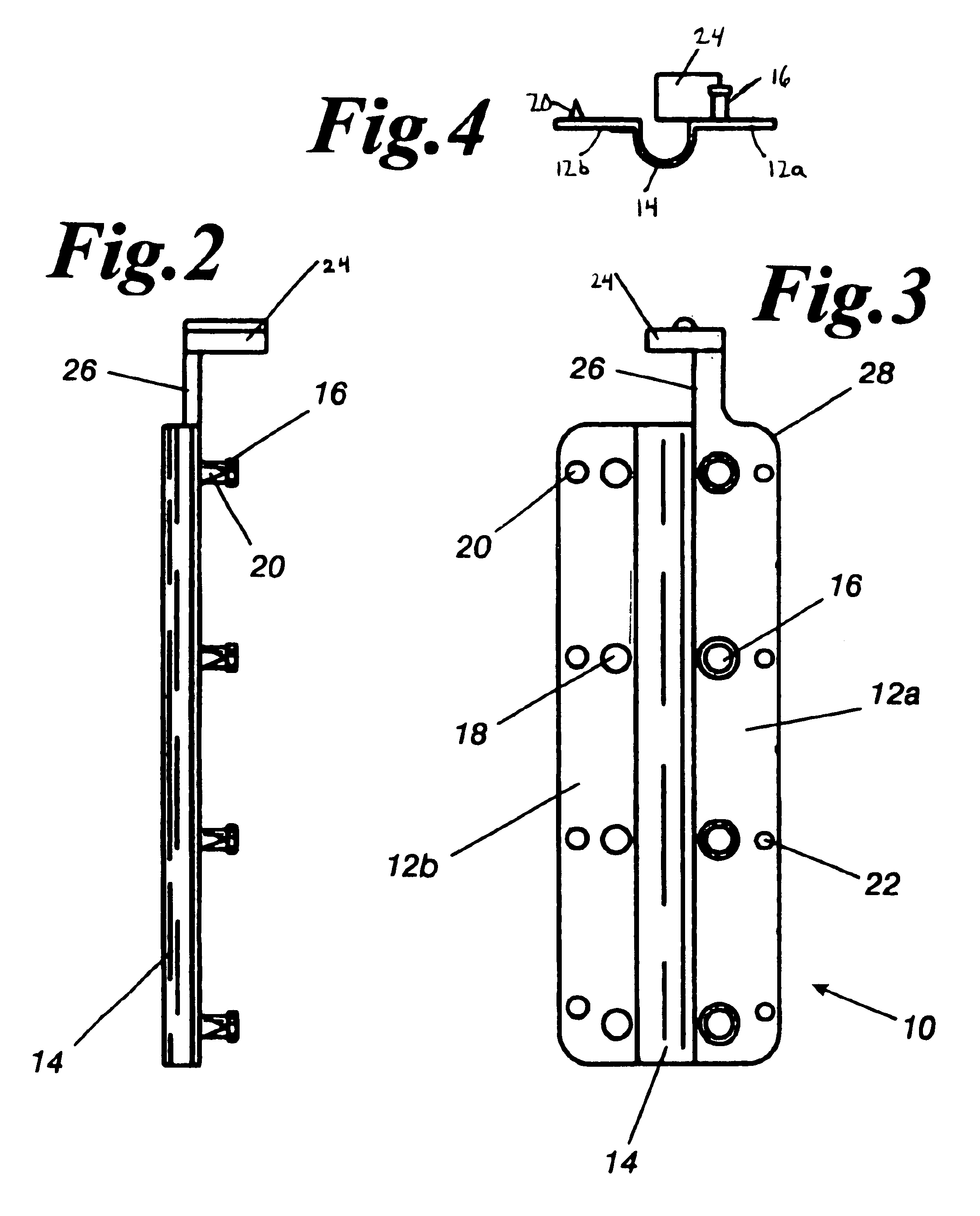 Flag clamping device for automobile antenna