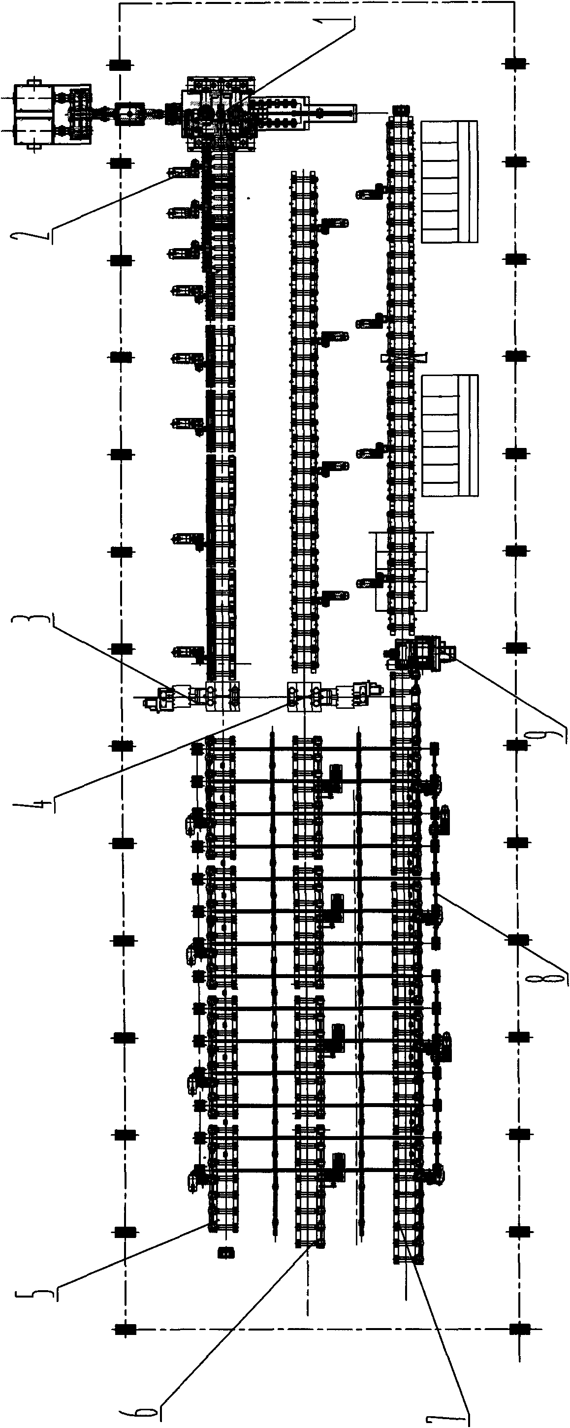 Online double-straightener short-flow finishing line arrangement method in steel plate production