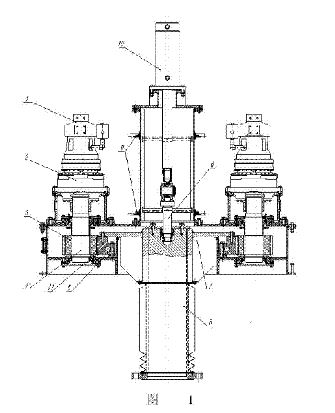 Hydraulic driving device for thickener