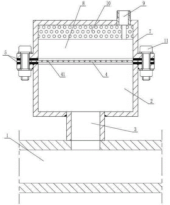 Pressure Adaptive Low Frequency Broadband Elastic Resonance Muffler