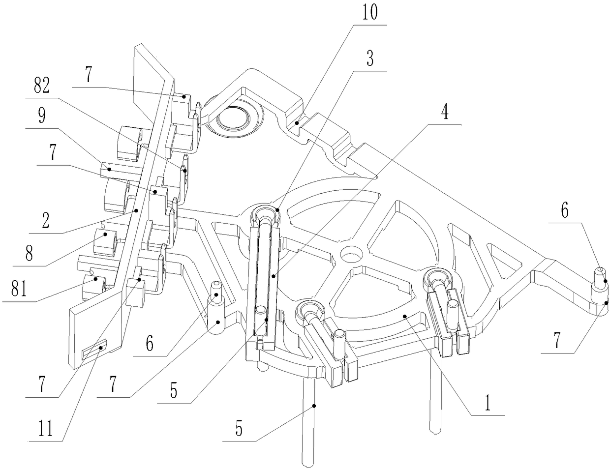 Conductive bracket for motor