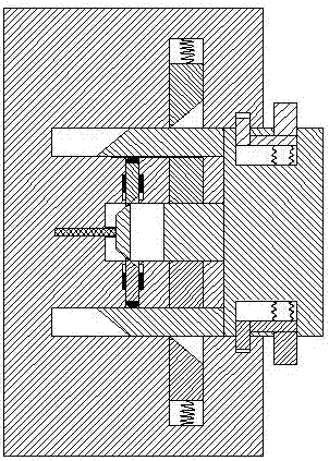 Embedded type wall power supply inserting-connecting socket assembly