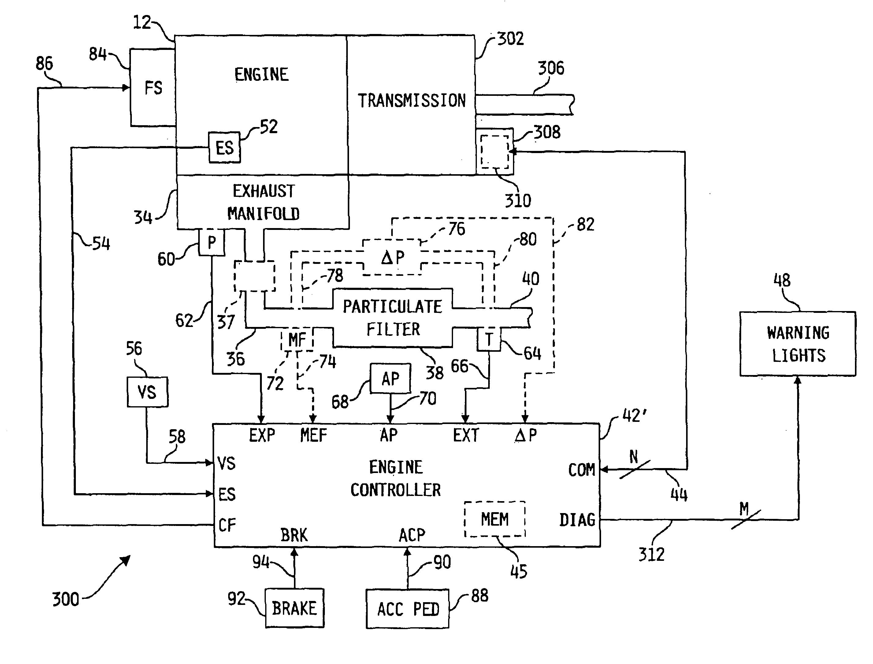 System for controlling particulate filter temperature