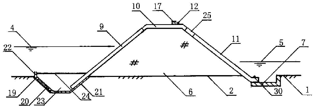 Facility and method for siphon water changing in reservoir by using rain-flood resources