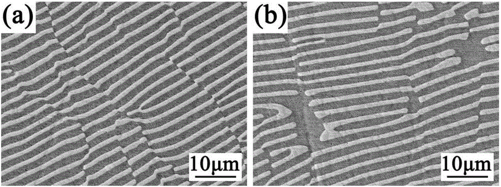 Method for preparing nickel-aluminum-chromium-molybdenum eutectic alloy with outstanding structure heat stability