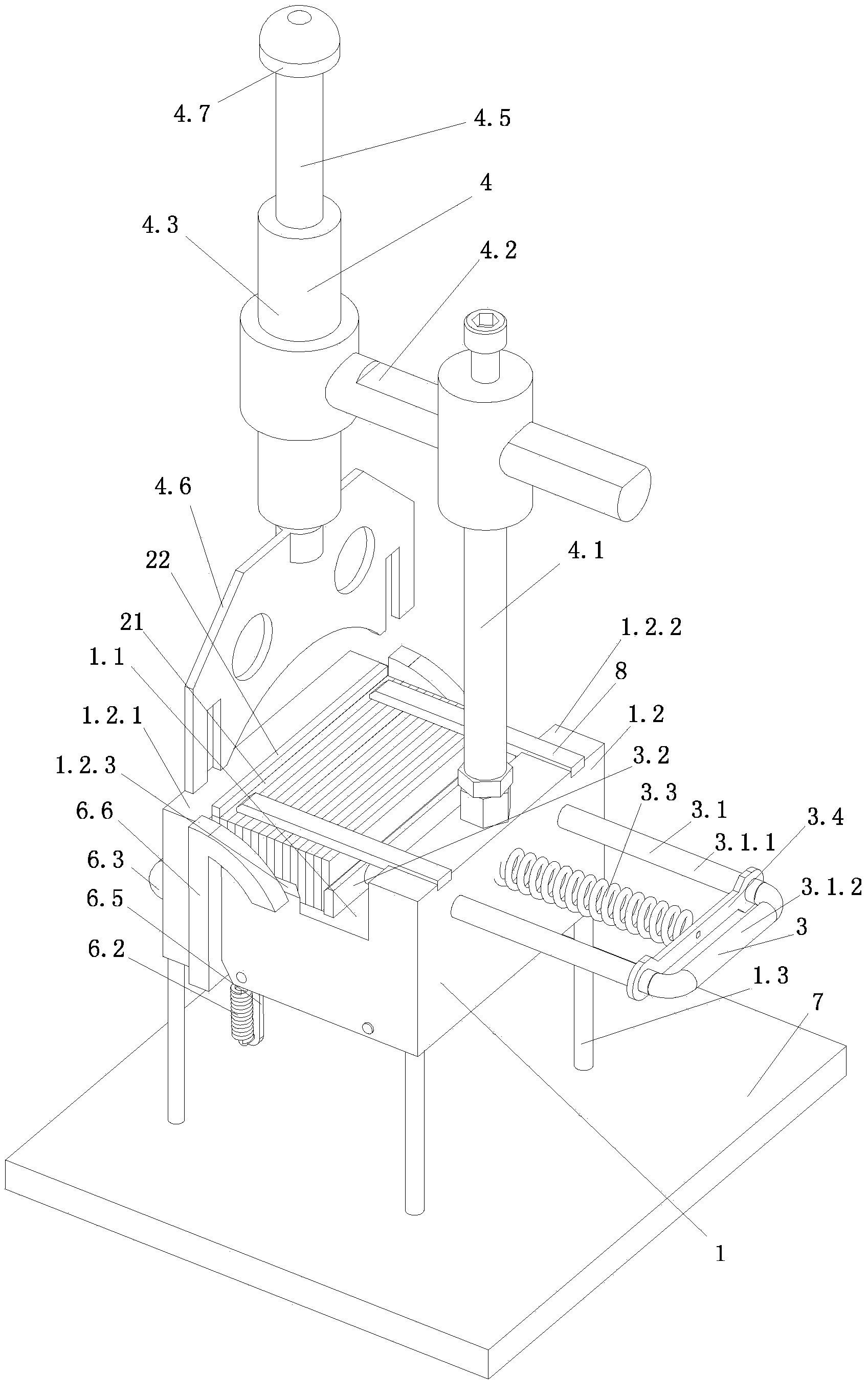 Welding device for honing strips