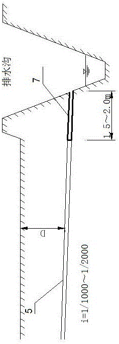 Farmland groundwater runoff nitrogen and phosphorus intercepting and removing combined infiltration device based on triangular-prism-shaped high molecular material infiltration net and application method of farmland groundwater runoff nitrogen and phosphorus intercepting and removing combined infiltration device