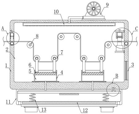 Adjustable cloth drying device