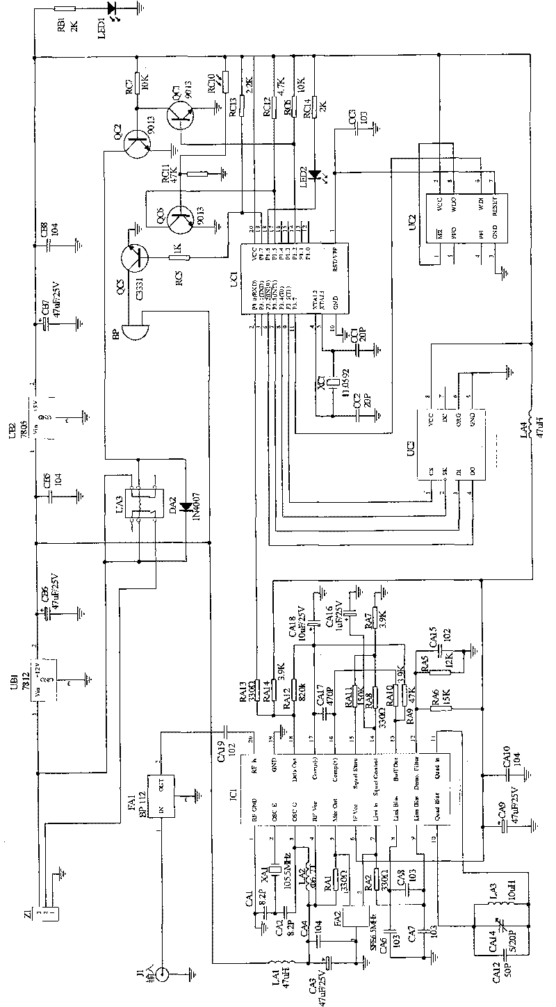 Anti-intrusion device for cable television network and manufacturing method thereof