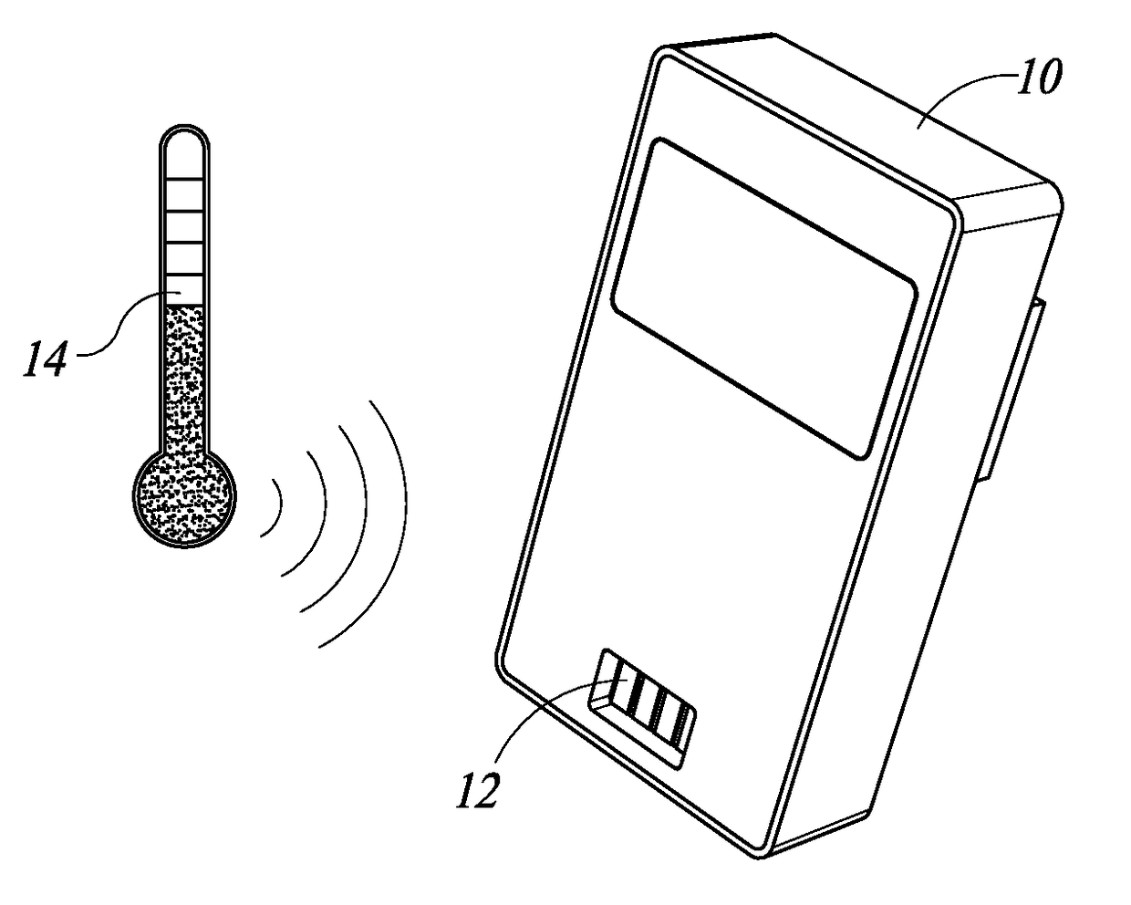 Unsafe work condition temperature alerts in portable gas detectors