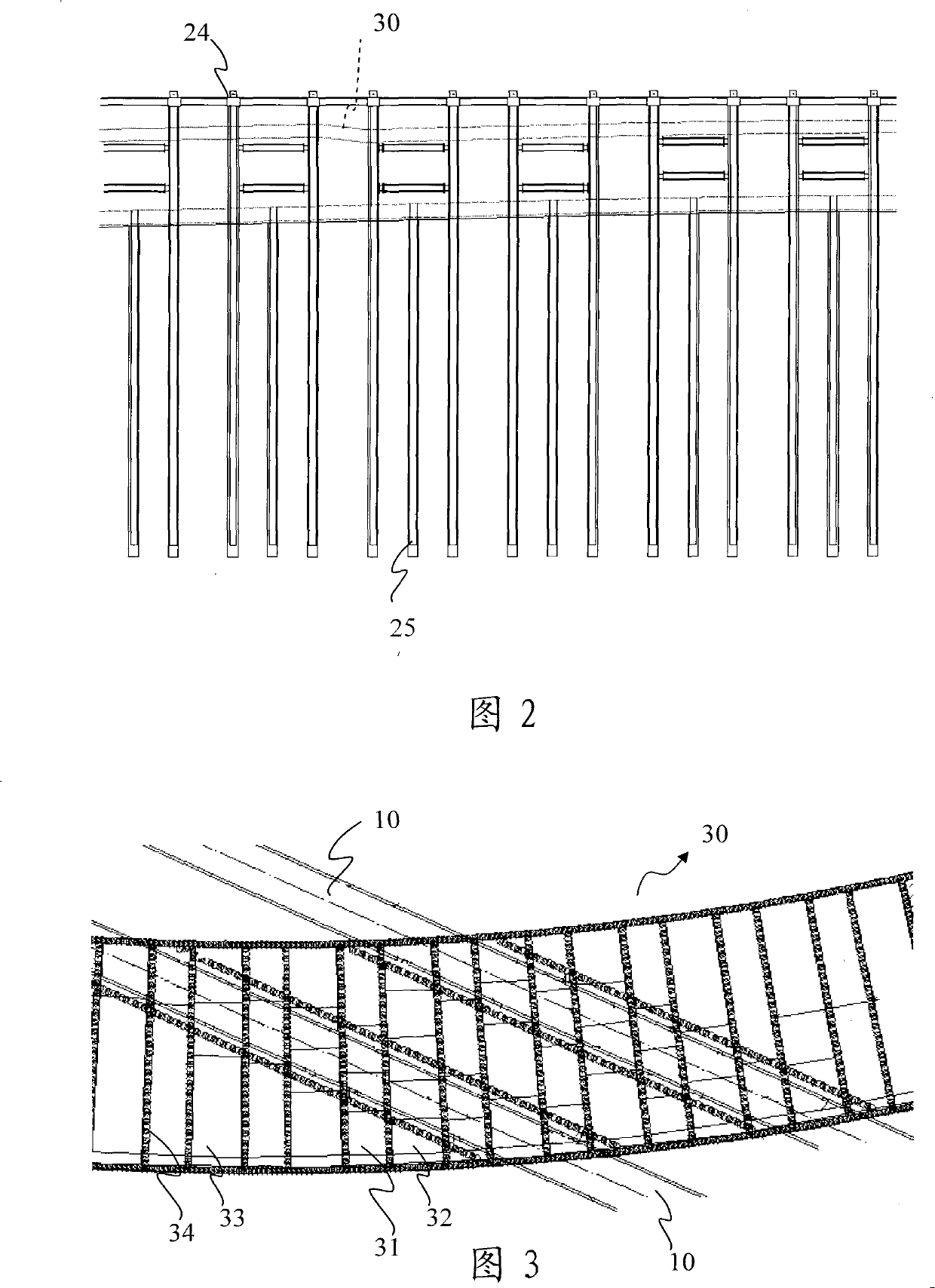 Constructing method for basic pit at the upper part of shield tunnel