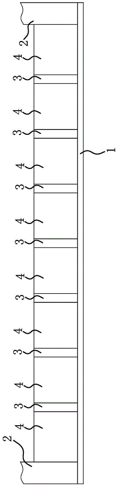 Division wall and division wall construction method