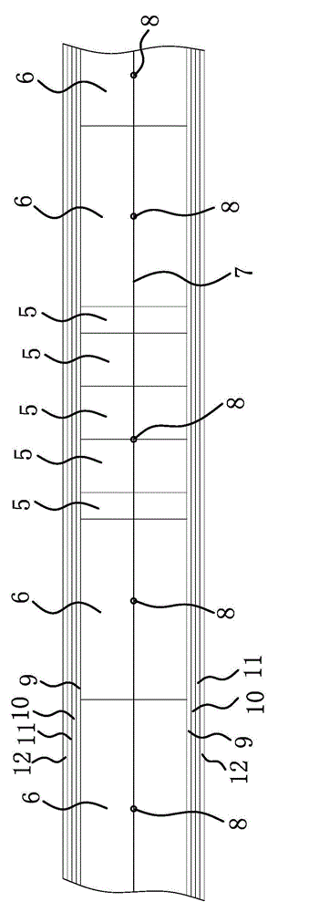 Division wall and division wall construction method