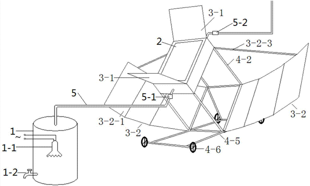 Simple photovoltaic, photothermal and thermoelectric comprehensive utilization system