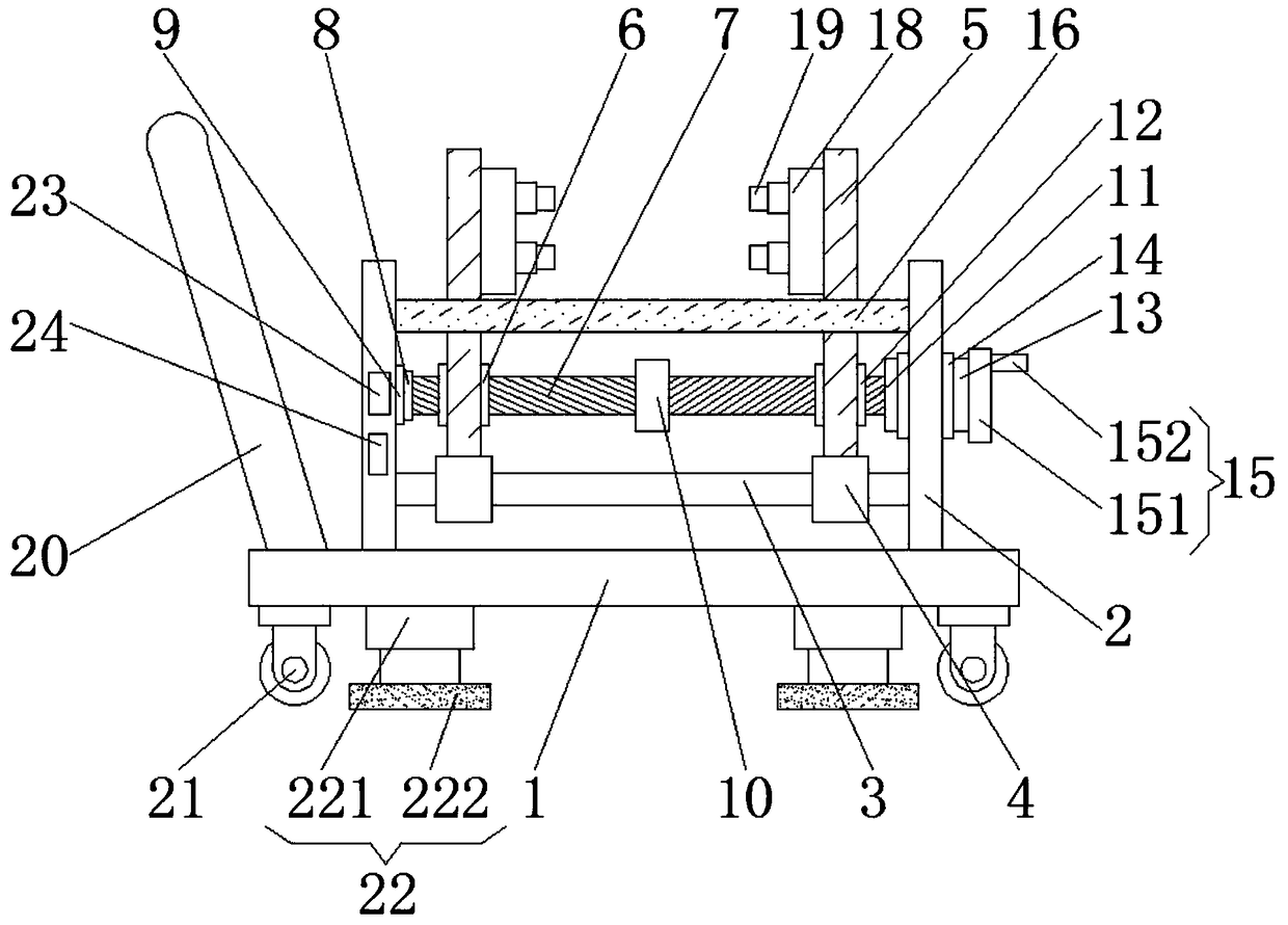 Spring transferring device with fixing function