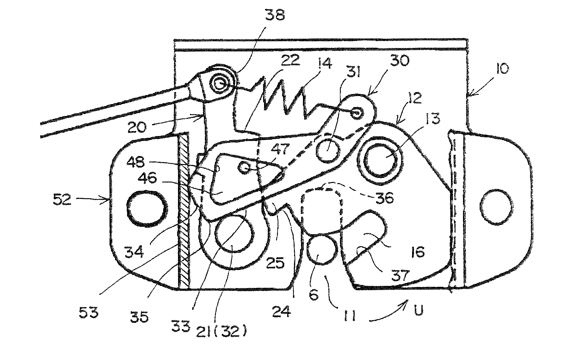 Latch device for vehicle seat