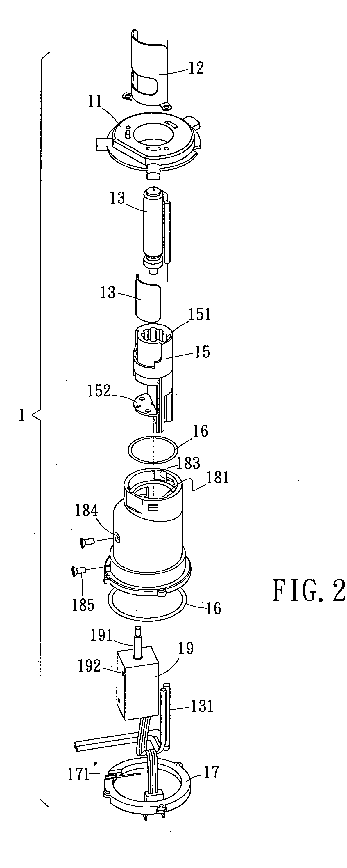 Adjusted structure of discharge headlight