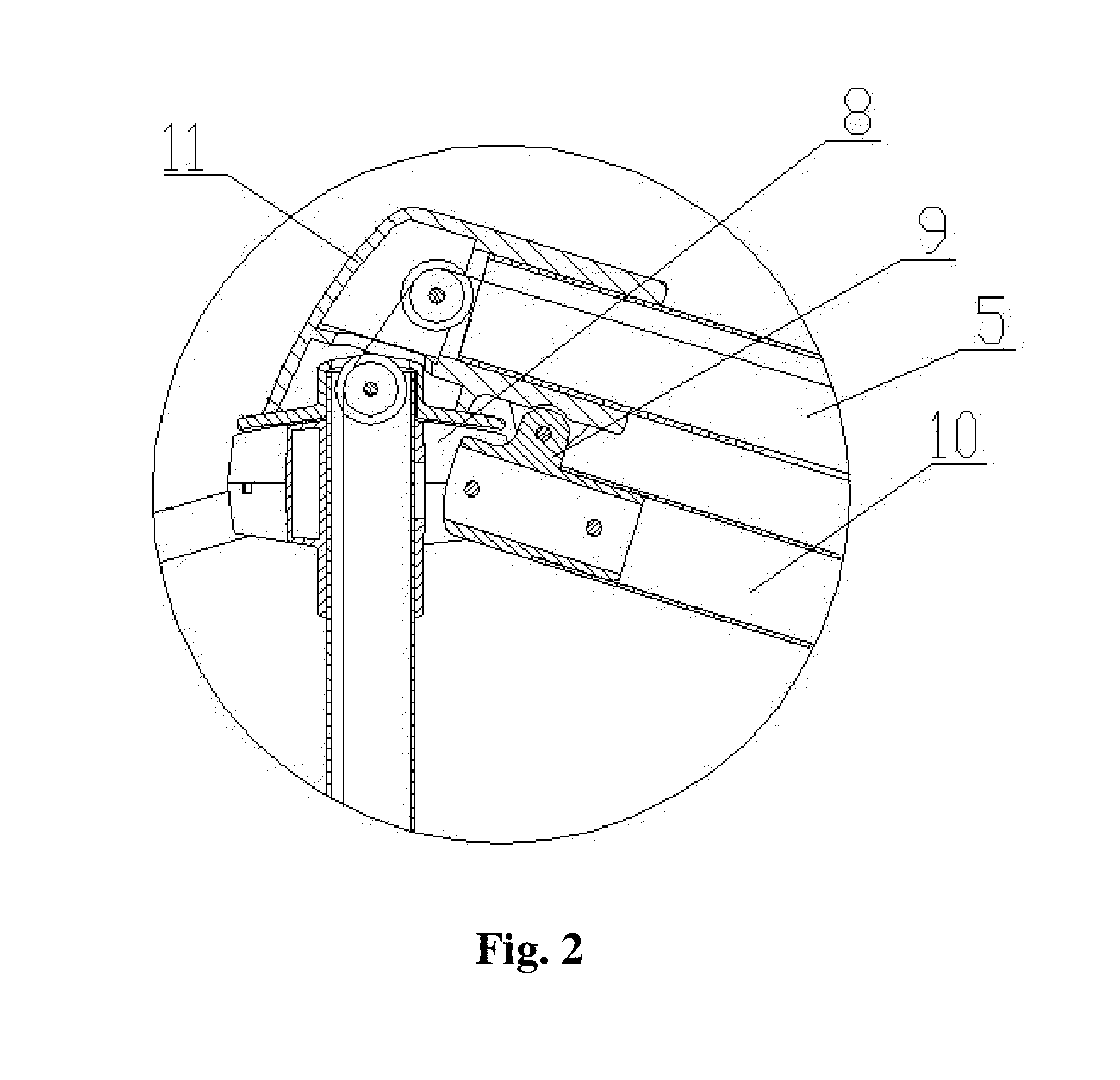 Sunshade umbrella capable of adjusting umbrella surface angle