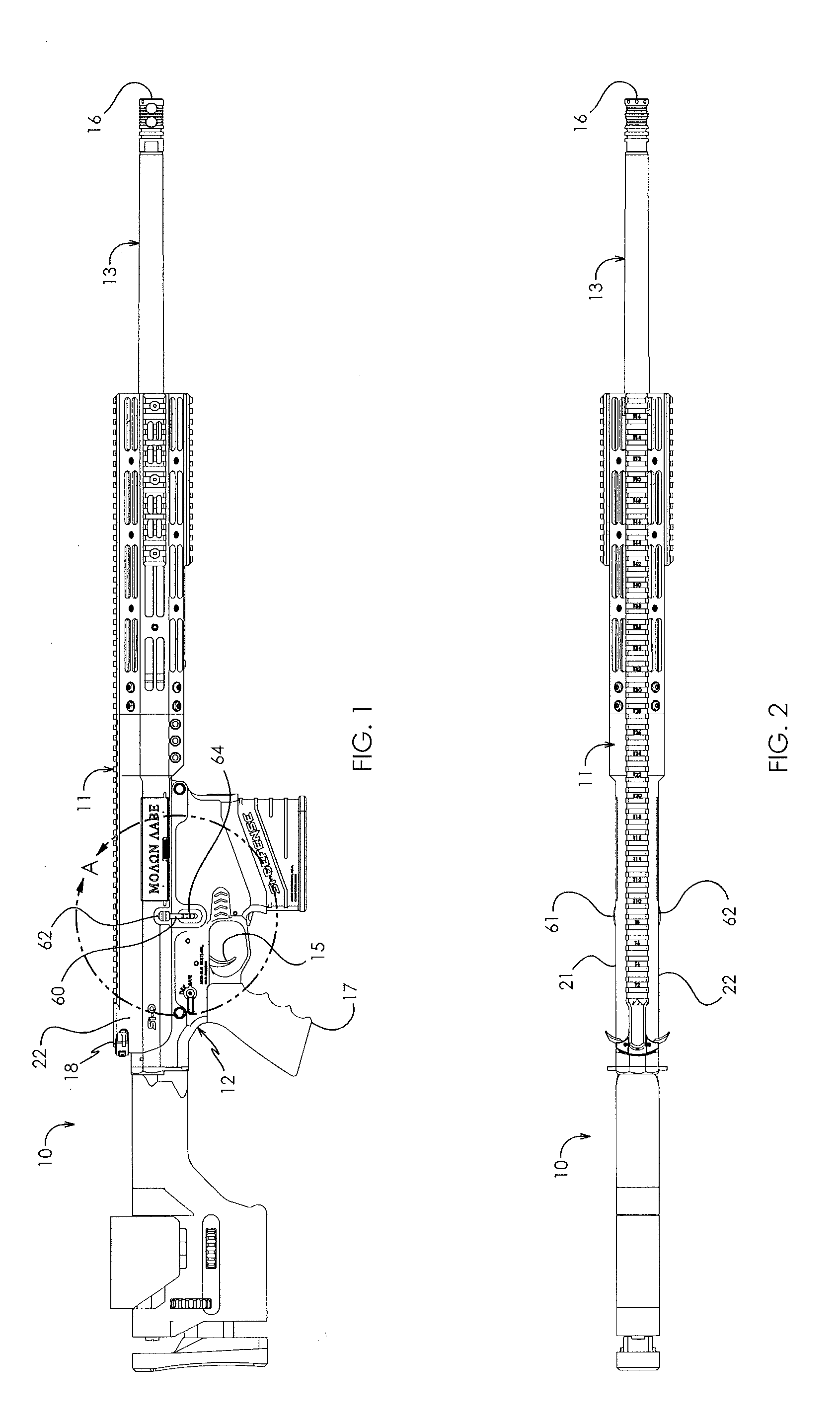 Ambidextrous bolt catch and magazine release and firearm