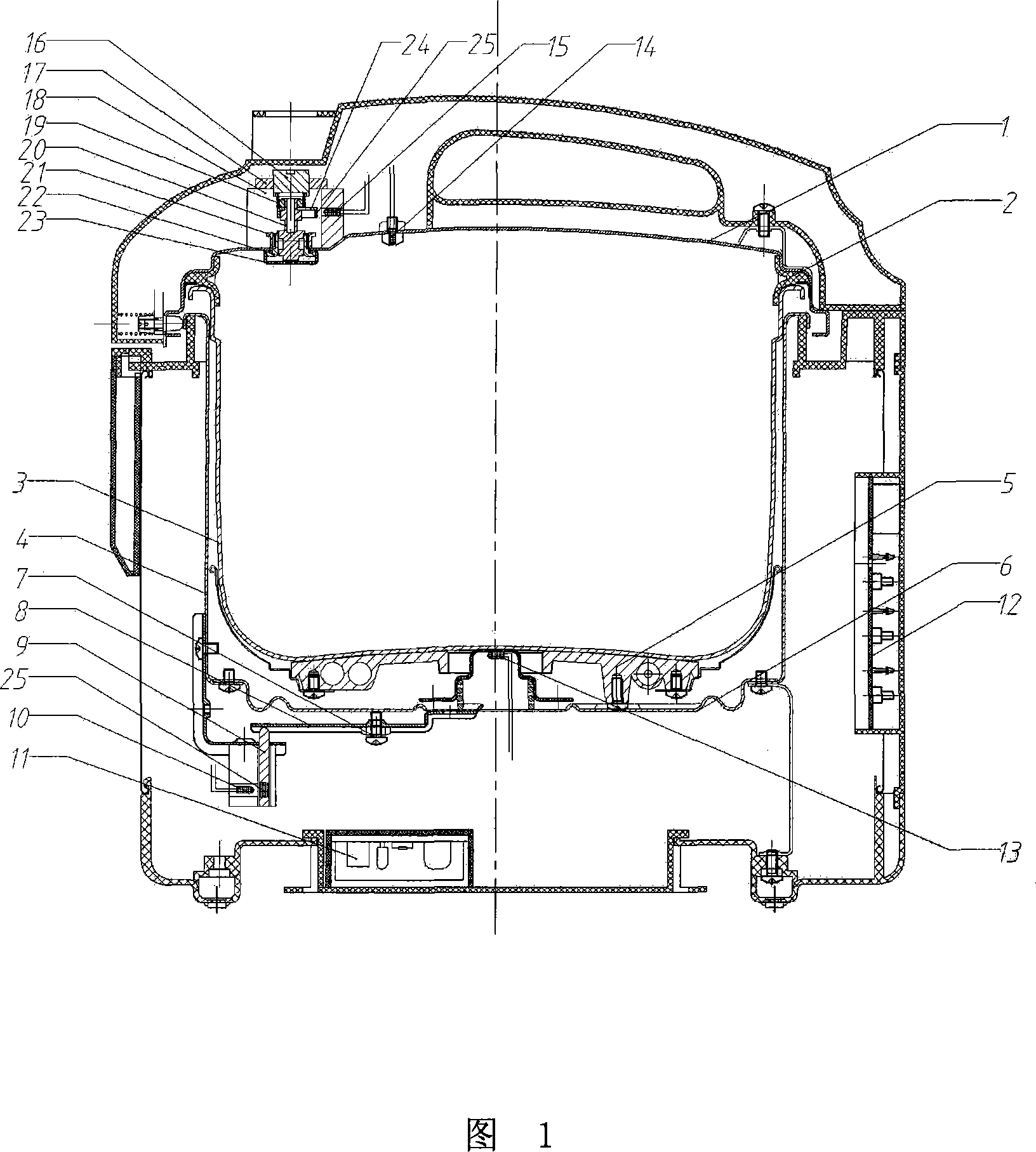 Electronic sensing type electric pressure cooker