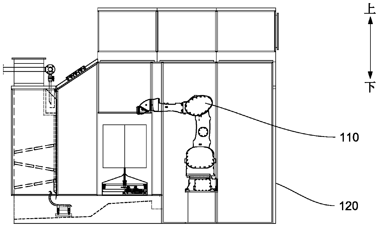 Intelligent spraying production system