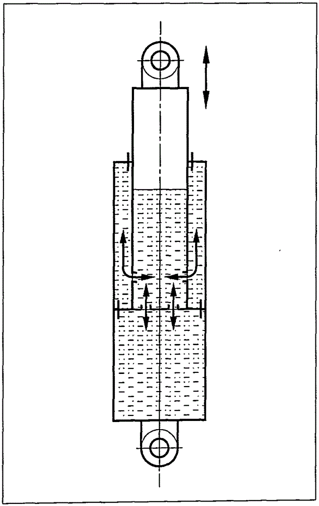 Two-channel lateral rigidity semi-active hydropneumatic suspension