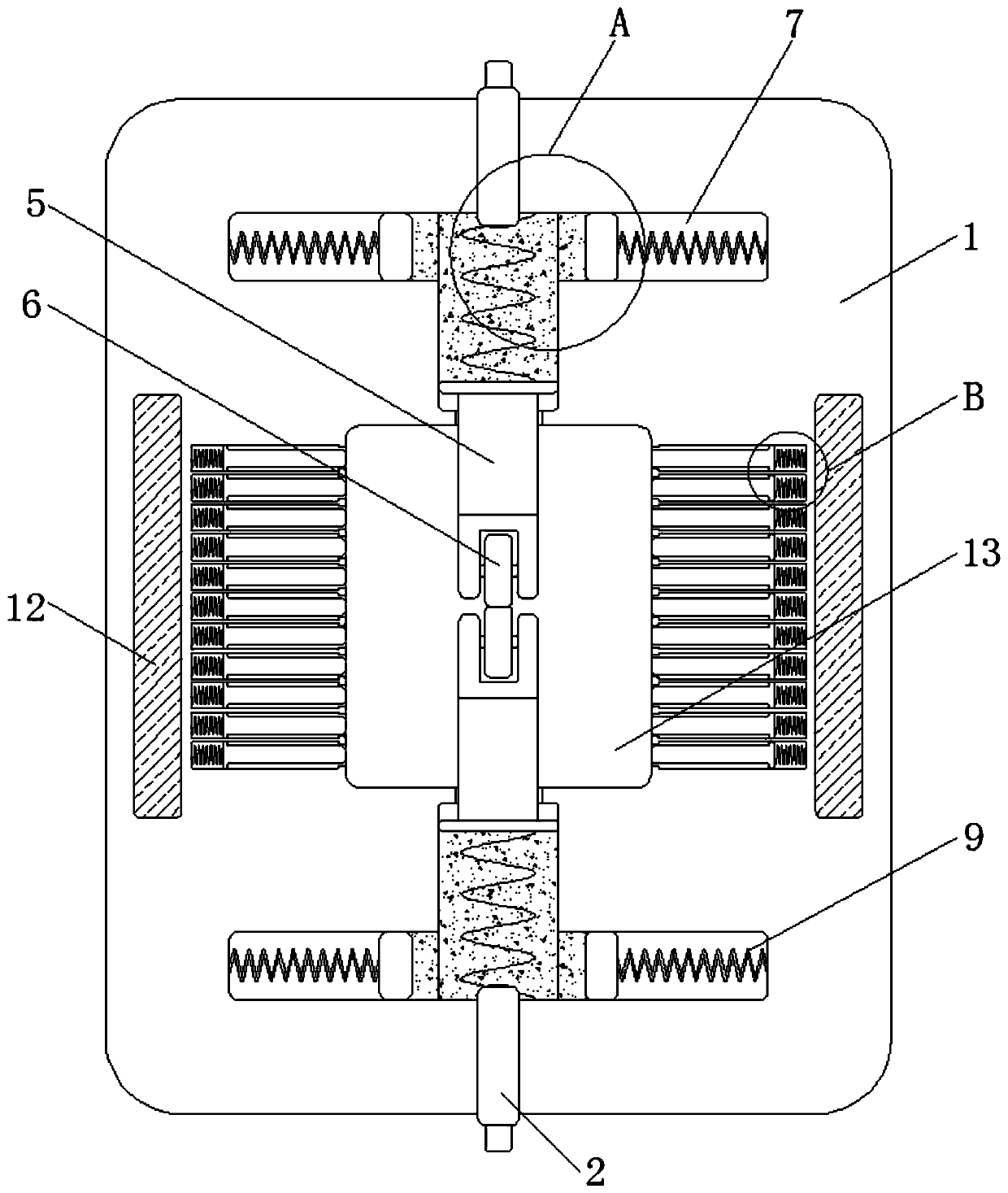 Steel detection fixture capable of clamping multiple steel styles