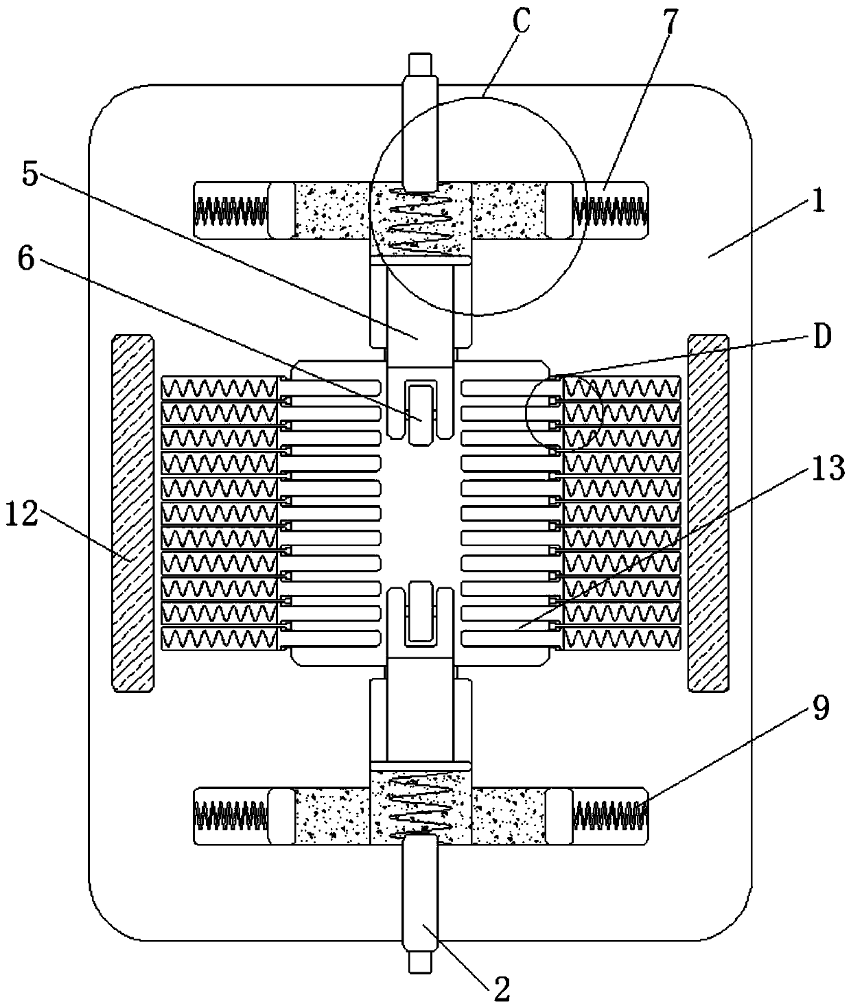 Steel detection fixture capable of clamping multiple steel styles