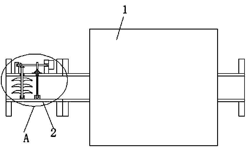 Sewage draining device for achieving pipeline blocked avoidance