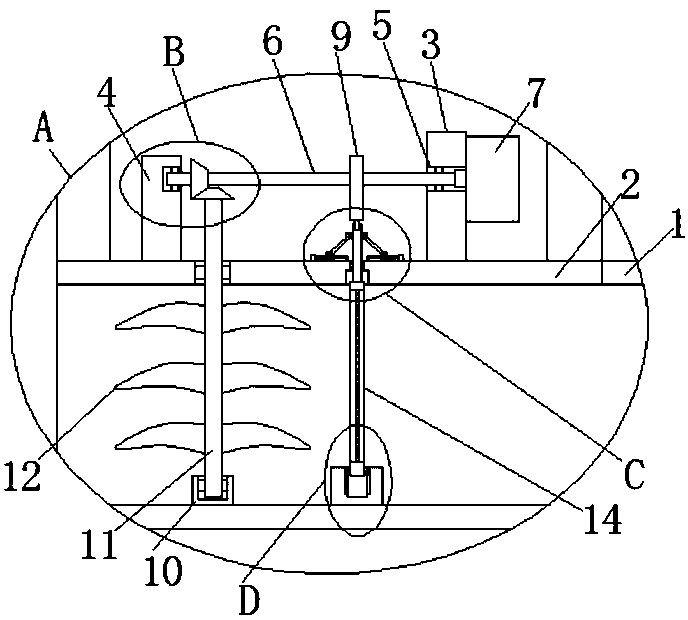 Sewage draining device for achieving pipeline blocked avoidance