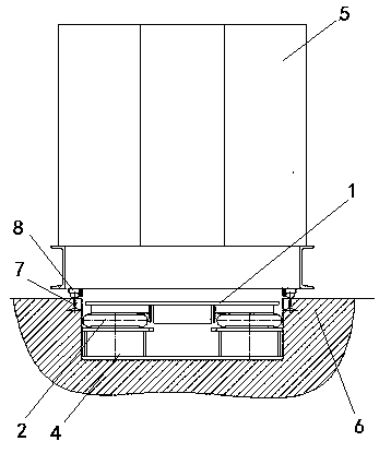 Vibrating device for precast concrete stairs