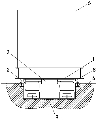 Vibrating device for precast concrete stairs