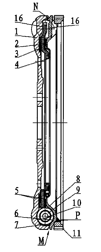 Double-mass flywheel for double-clutch automatic speed changer