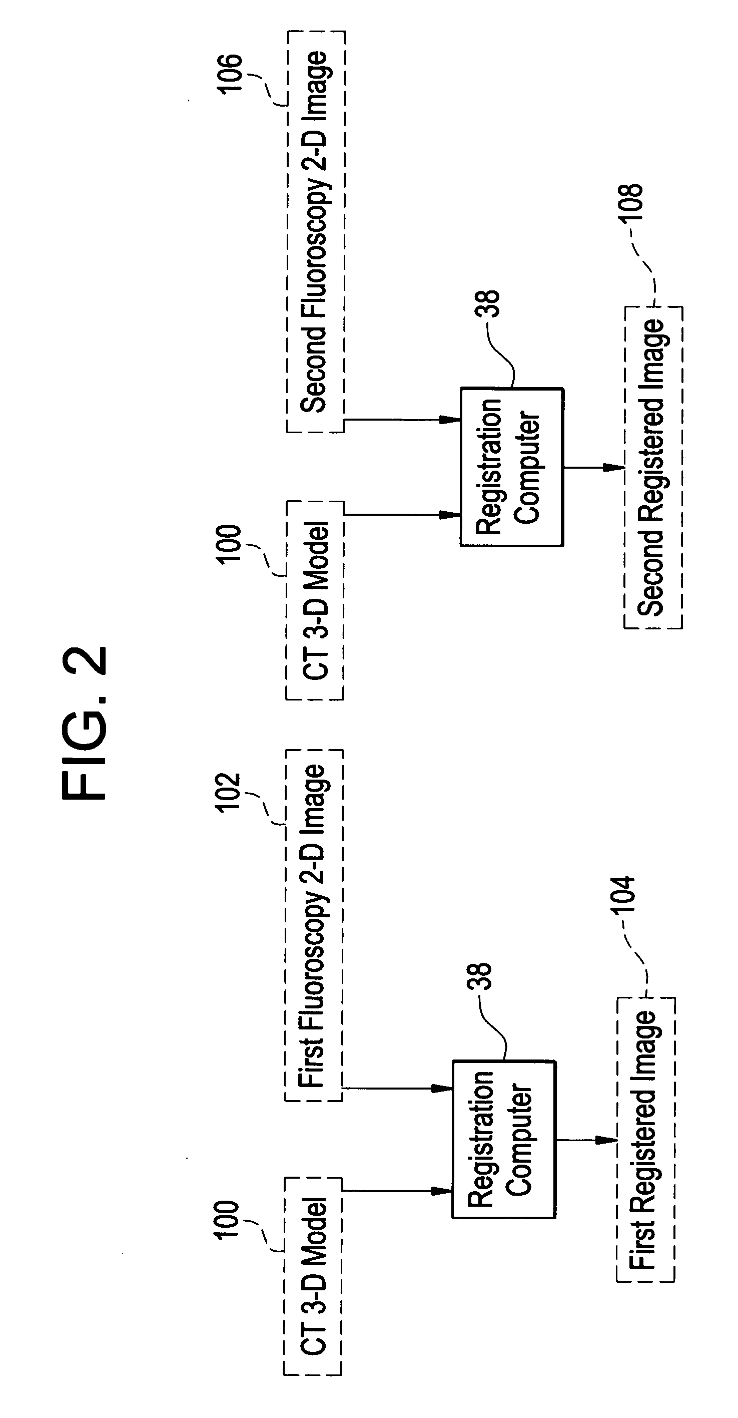 Methods for displaying a location of a point of interest on a 3-d model of an anatomical region