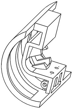 A magnetron variable friction and variable leg length soft crawling robot