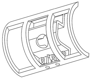 A magnetron variable friction and variable leg length soft crawling robot