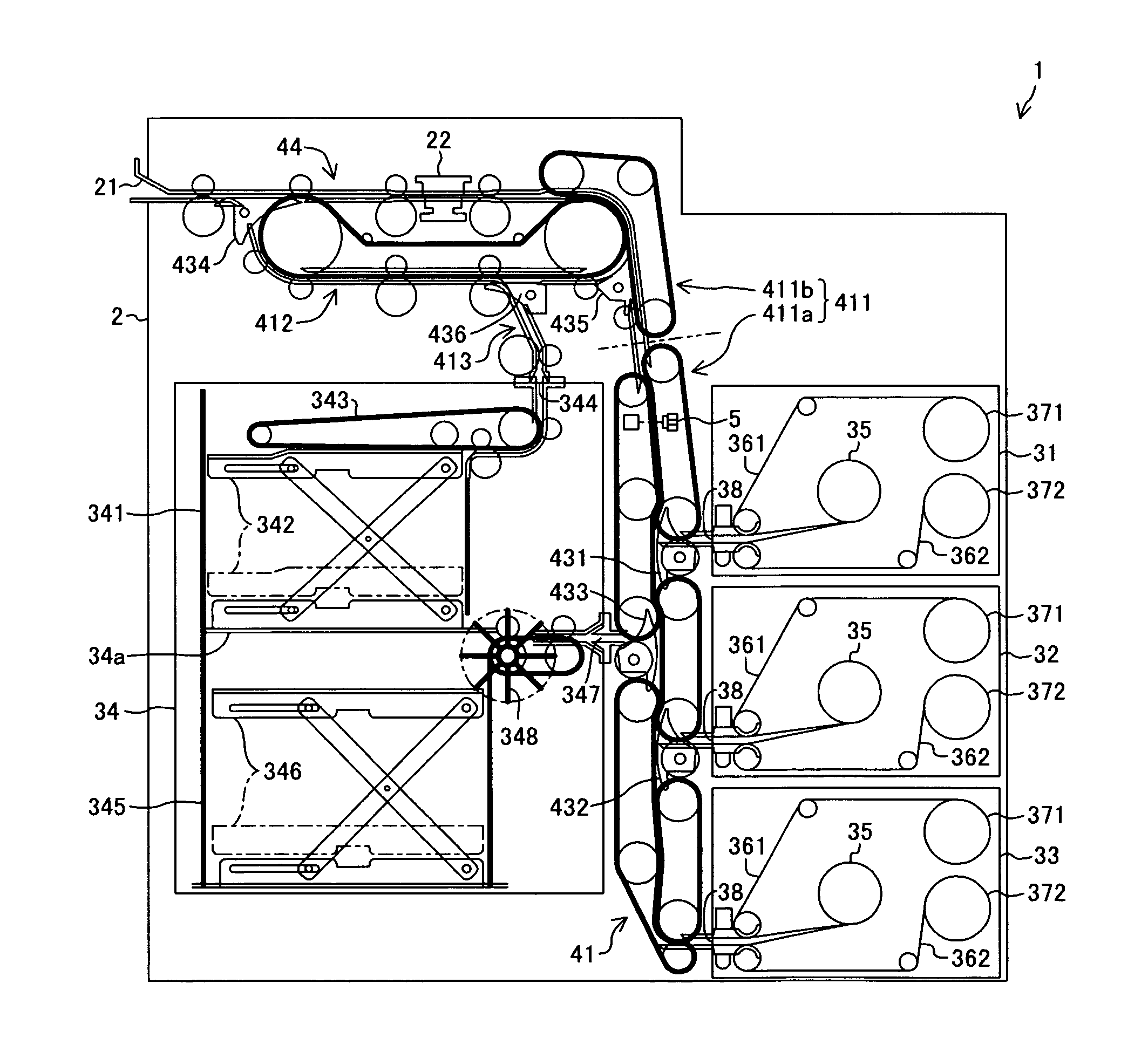 Paper sheet handling apparatus and paper sheet handling method