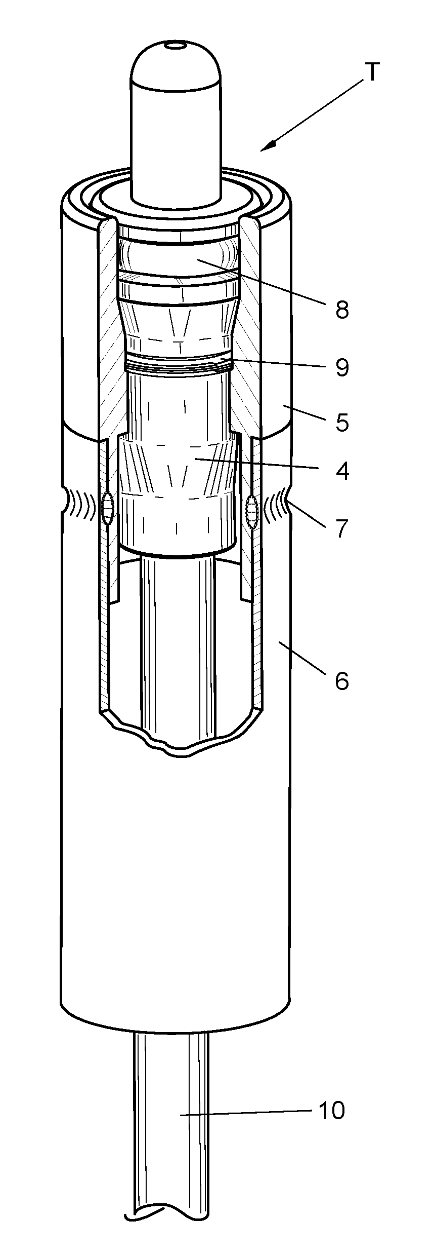 Temperature probe thermowell assembly