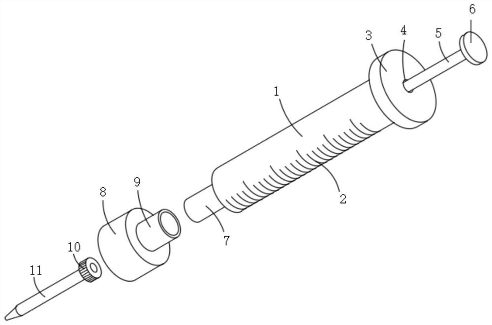 Instrument sampling device of novel gas chromatograph