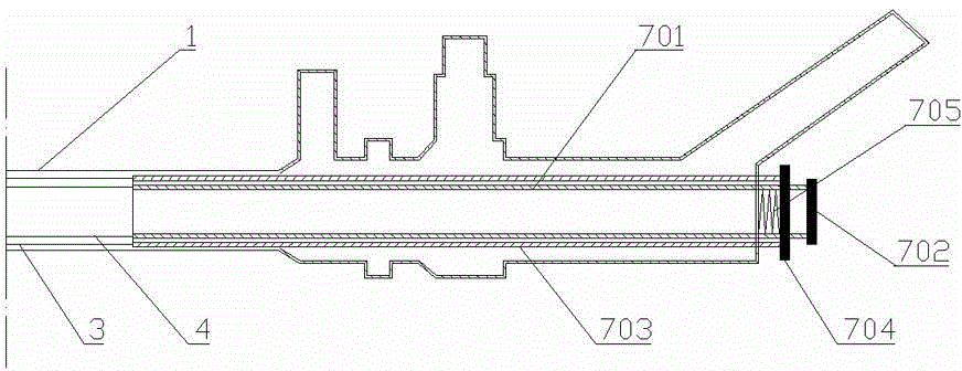 Intracavitary ultrasonic lithotripsy device