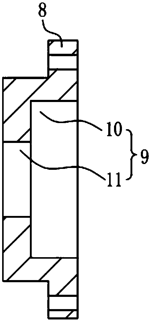 Wire passing hole seal structure and method and air conditioner